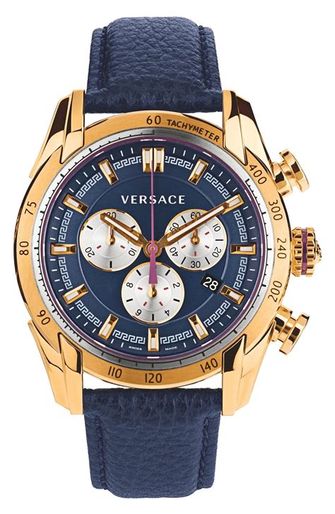 versace watches chronograph|quartz chronograph versace watch men.